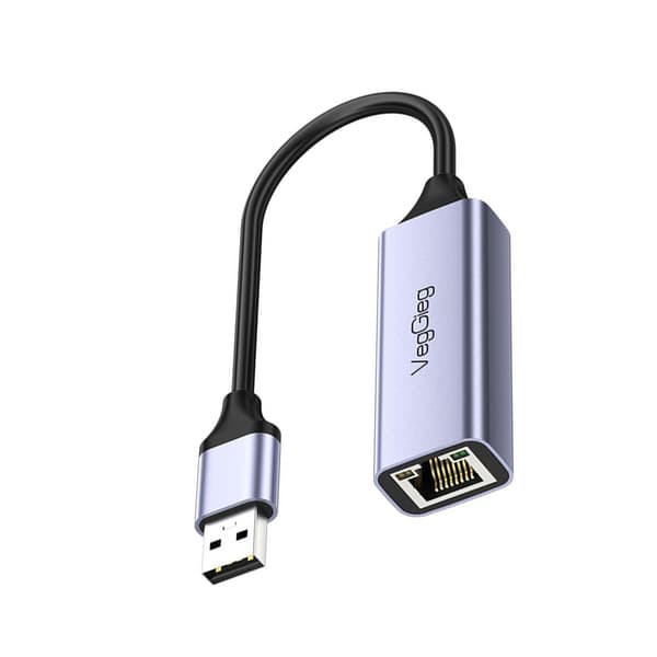 USB til Gigabit Ethernet-adapter - Højhastigheds 2.5G kablet netværksforbindelse i aluminiumslegering