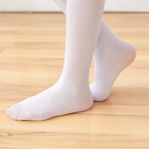 White Kids Velvet Ballet Leotard Dance Socks Microfiber Socks Professional Dance S