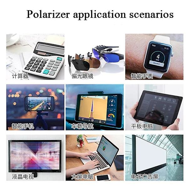 32 tommer 32 tommer 0 graders blank 71cmx40.5cm Led Lcd polarisator polariserende film til tv polariserende film aldring falder af