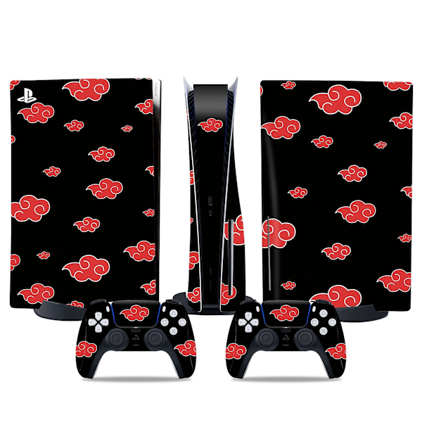 PS5 optisk drev version klistermærke, cool PS5 skin, controller håndtag, til PS5 konsol og controller, NARUTO