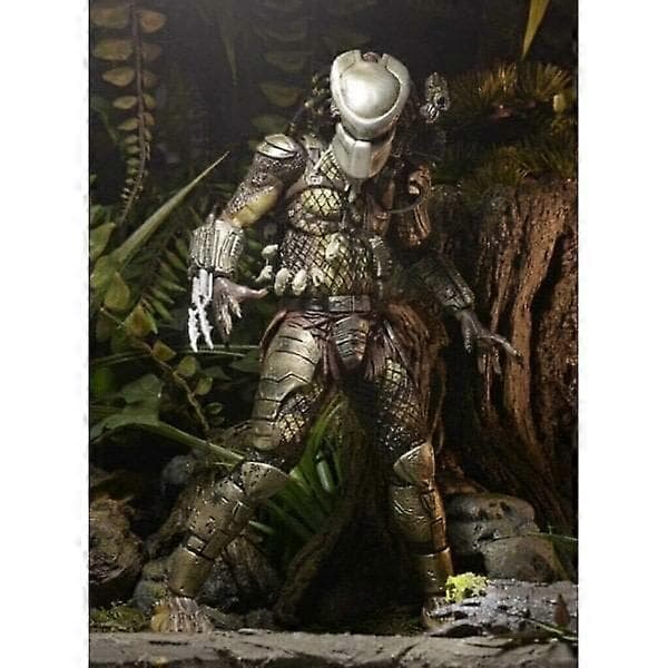 Predator Jungle Hunter Ultimate 7 \" 1:12 Action Figur - Deluxe Samlerobjekt, legetøjsfigur