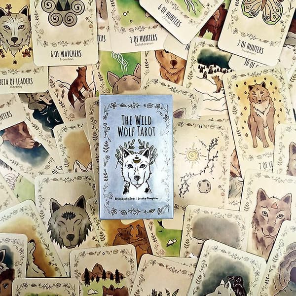 Den vilde ulv tarot  spådomskort