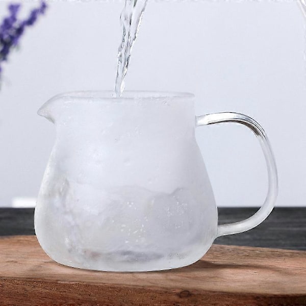 Värmebeständig Kaffekanna Handbryggning Kaffekanna Stålskydd Föräldradelningskanna Glasbryggning