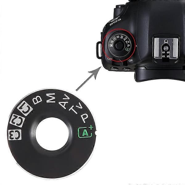 Til Canon EOS 5D Mark III OEM Mode Dial Jern Pad