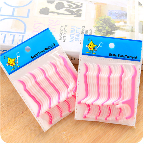25-pack of dental floss