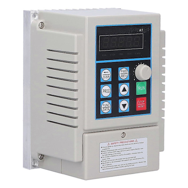 Inverterhastighetsregulator for enfaseinngang, variabel frekvens for 3-fasemotor 220V 750W