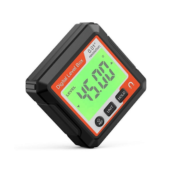 Digital Elektronisk Vattenpass Digital Vinkelmätare 90 Magnetisk Inclinometer Protractor Precision Nivå Bo