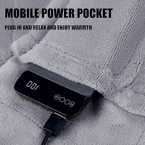 Elektrisk oppvarmet teppe over under teppe fleece vaskbart polyester krigs- madrass