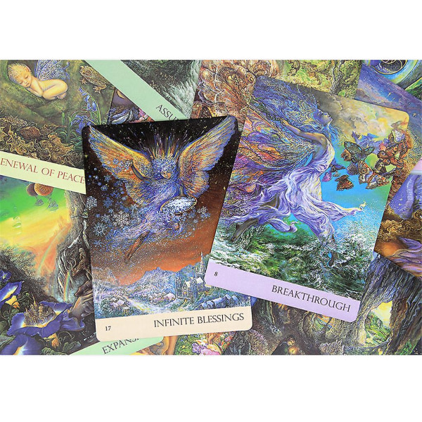 Engelsk Tarot Nature's Whispers for Oracle 50 Card Deck Divination Party Board