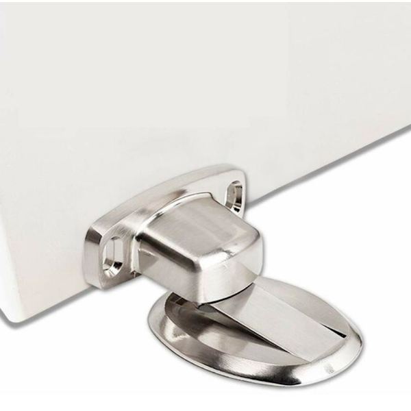 1 stk sølv rustfritt stål dør sugekopp 5,8*6*2,6 cm