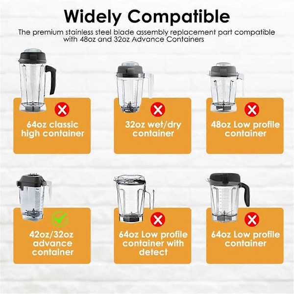 Blenderblad Del för Vitamix 15990 Blenderbladsenhet
