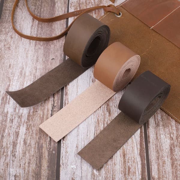 Läderrem Läderrem BRUN 2,5CM brun 2,5cm