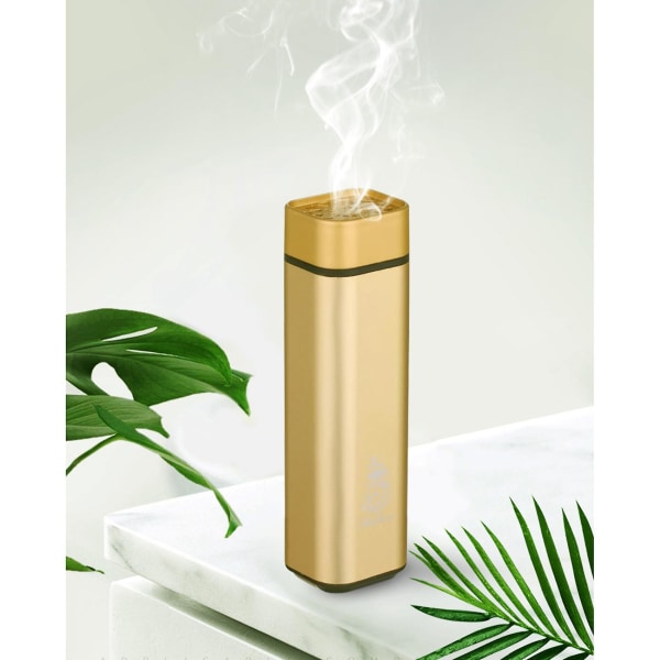 USB suitsupoltin kannettava sähköinen Bakhoor-aromidiffuusori - kultainen YIY9.27 SMCS.9.27