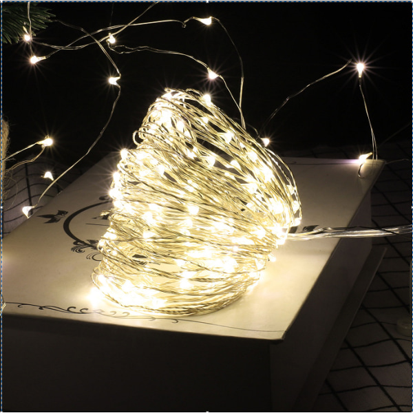 Fairy String Lights, 5M 50 LED, Varm hvit