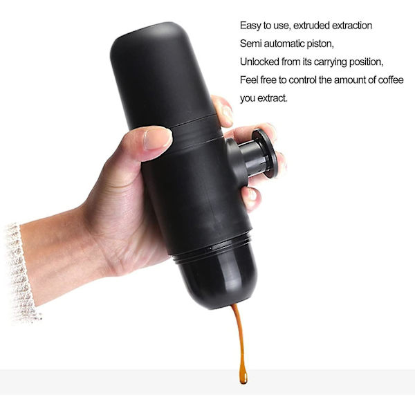 Bärbar Kaffeemaskin Multifunktionell Kaffeemaskin För Camping Utomhus Resor (3-h)
