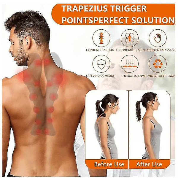 Trapezius Spark Point Massasjepunkt, Massasje for nakke med fingertrykk