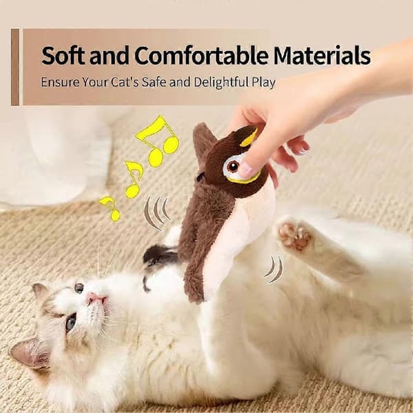 Electronic Interactive Flying Bird – Perfect Toy for Cats