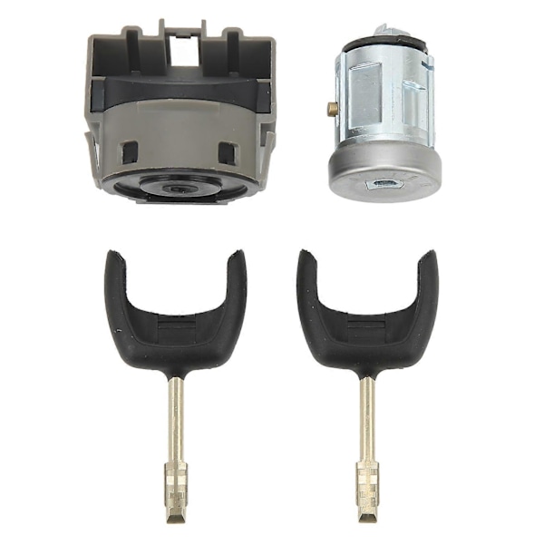 Tändningslås 98AB11572BG Motornyckel Cylinder Set Ersättning för Ford Transit MK7 2006–2013