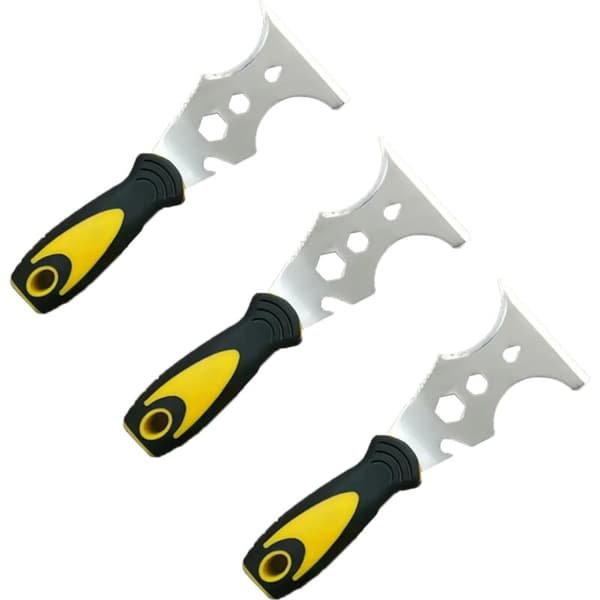 Multifunksjonell skrape, malerverktøy, sparkelspade, malingsskrape for gips, malingsskrape. Kniv