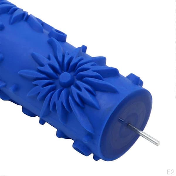 5'' Väggmålning Tryck Gummi Mönster Roller Applikator Borste DIY