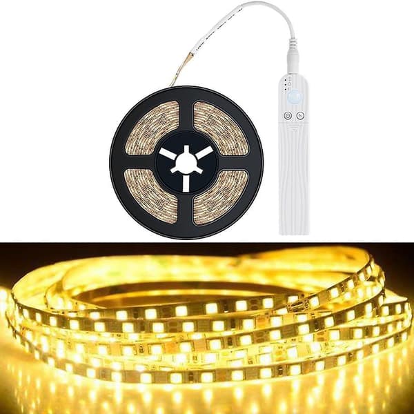 1m LED Batterilåda Ljusremsa 2700K (Varmvit)