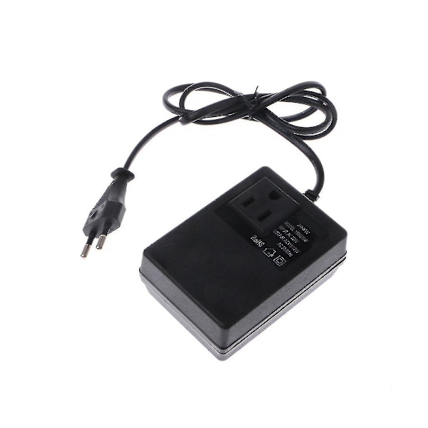 200W AC 220V till 110V Nedtransformator Konvertera Reseströmadapter EU-kontakt