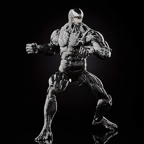 Sunrain Marvel Legends Series Venom 6-tums samlarobjekt Venom leksak, premiumdesign och 3 tillbehör-1588