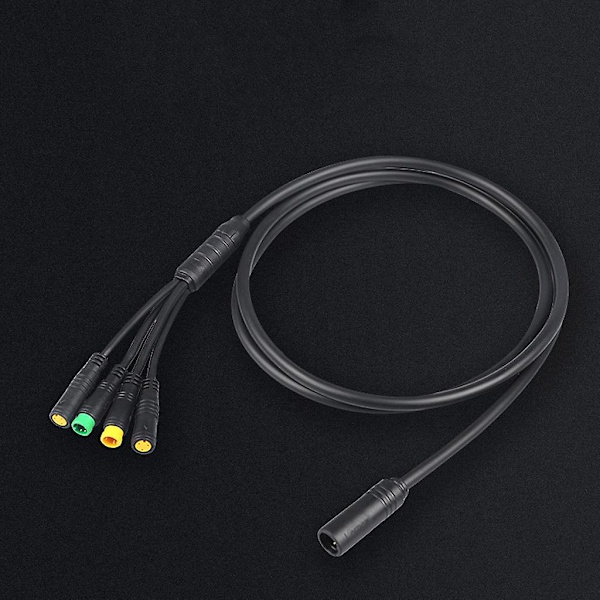 Vandafvisende 1T4 EB Kabelharness til Bafang BBS BBS01 BBS02 BBSHD Midtmotor
