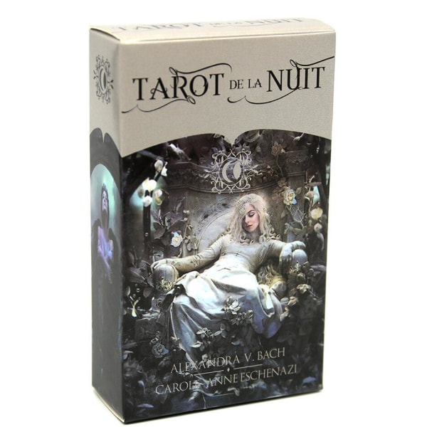 TAROT DE LA NUIT Fullständigt engelskt Oracle Mysterious Divination Destiny Game Card