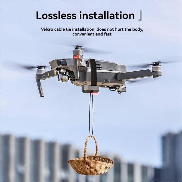 Drone Airdrop System til Mini 4 Pro/Mini 3 Pro/Mini SE/Mini 2/2 SE til Fiskeriagn, Bryllupsring, Gave, Airdropper