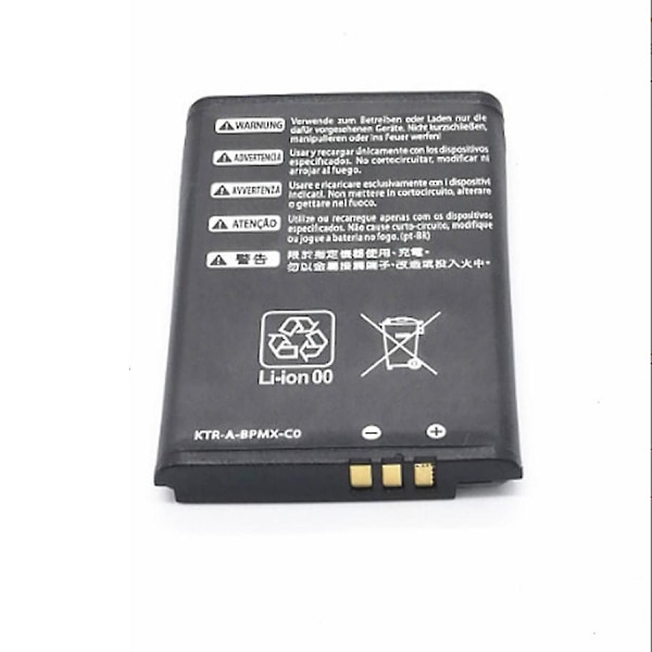 Yhteensopiva Nintendo NEW 3DS N3DS -pelikonsolin akun kanssa KTR-003