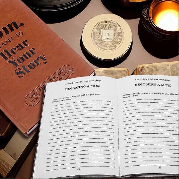Notesbog, Mor, Jeg Vil Høre Din Historie - Mors Guidede Journal Notesbog Bog