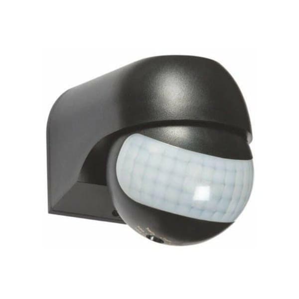 Bevægelsessensor Sort - IP54 - Infrarød - 180°