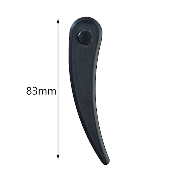 Til Bosch Udskiftning 20stk 84mm Forstærkede Durablade Plastblade Til Bosch Art 26-18 Li Græstrimmer