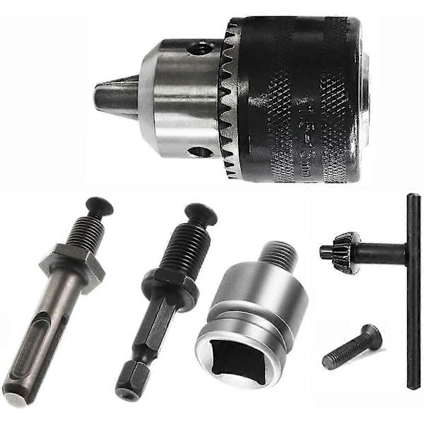 1,5-13 mm borepatron 1/2-20 UNF med SDS Plus-adapter og spennhylser borepatron for elektrisk boring