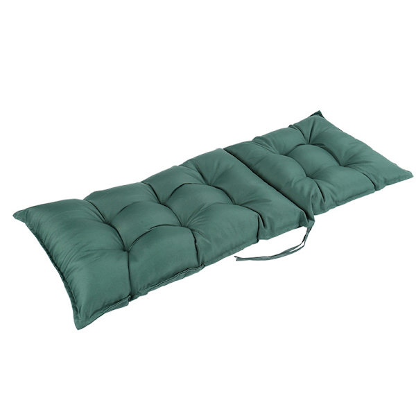 Høj, høj -elastisk stol pude vandtæt modstandsdygtighed og solbeskyttelse - grøn, 120*50*8cm, 1 stk