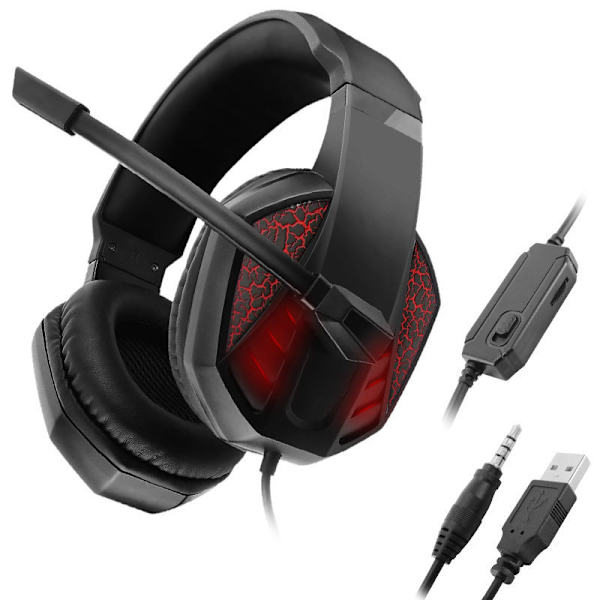 Computer Gaming Headset (Rød)