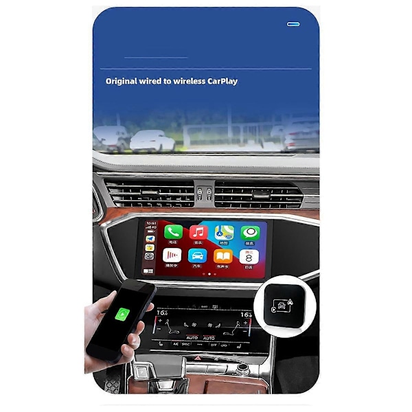Langaton Carplay Android Auto langaton suoratoistolaite autoon Carplay Ai Box Android 13 -järjestelmä Mu