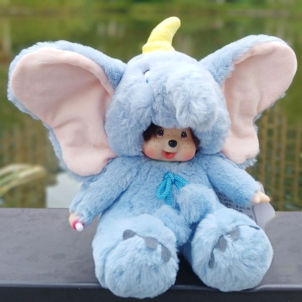 Sød 20cm plys bamse Monchichi børnelegetøj Bedste gave til ven Z