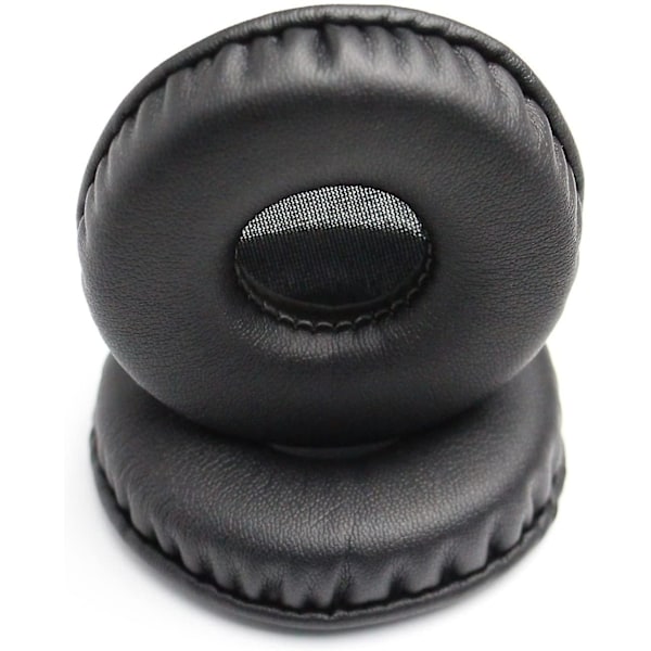 Ett par svarta öronkuddar för Sony MDR-V150 V250 V300 V100 V200 V400 DR-BT101 ZX100 ZX300 hörlurar 70MM