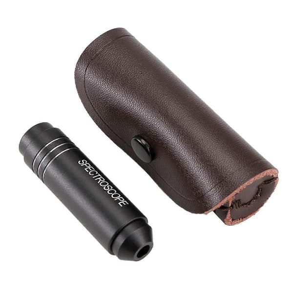 Pocket Gemologisk Spektroskop Diffraksjon 18mm Diameter Medium Størrelse Juveler Edelsten Verktøy