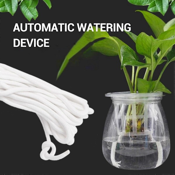 Självvattnande Kapillär Veke Sladd Semester Växtvakt DIY Självvattnande Planteringskruka Automatisk Vattning
