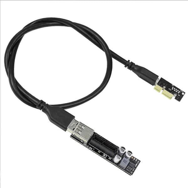 PCIE PCI-E PCI for Express X1 til PCIE X1 Riser Kort Høj Effektivitets Forlænger Ca
