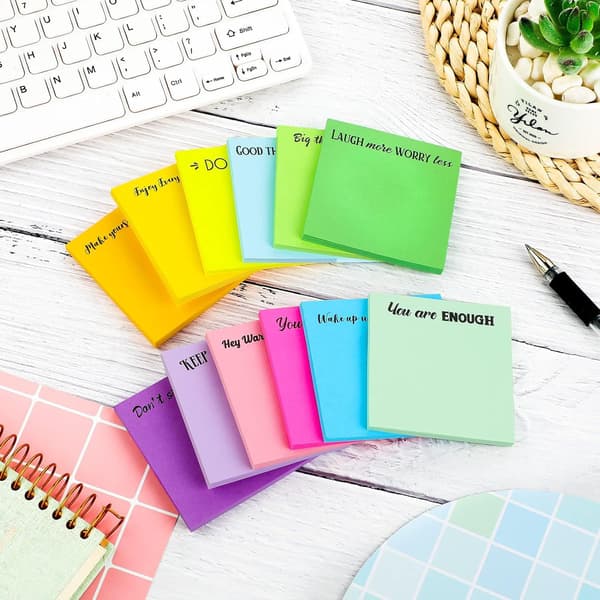 Minimalist Sticky Notes - Set of 12