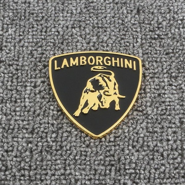 Äkta traditionell stegrande Ferrari 3 hårdkrom emblem snedstreck