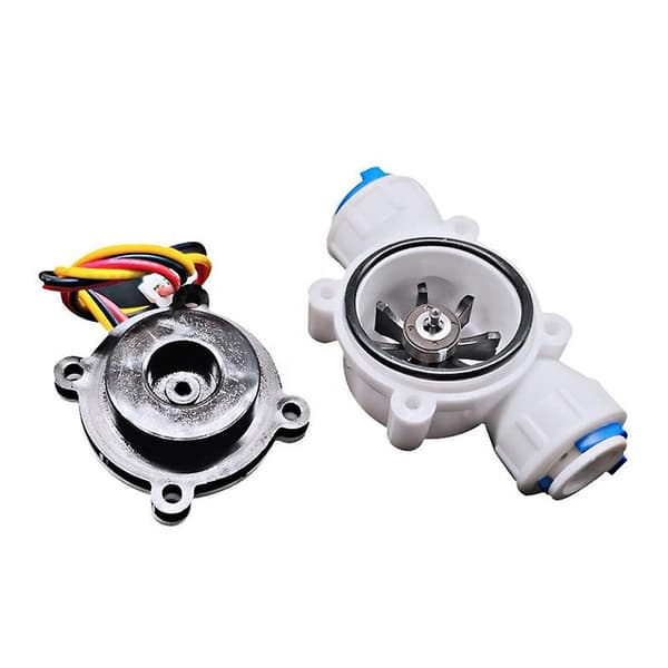 3/8\" Vannstrømningssensor 0,3-10l/min Hall-effekt Flowmeter Fluid Meter Counter