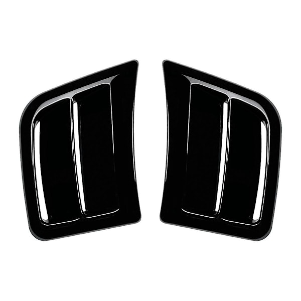 Frontkofanger Side Air Vent Cover Intake Frame Trim til 2008-2014 Tilbehør Sort