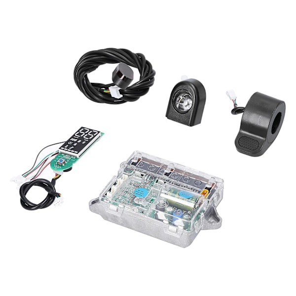 Elektrisk Løbehjul Motherboard Controller BT Digitalt Display med Accelerator For- og Baglygte Com