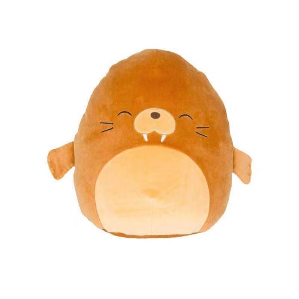 Tecknad plyschdocka 12*20 cm gosedjurleksak med leende ansikte Barnens gosiga vänner sea lion