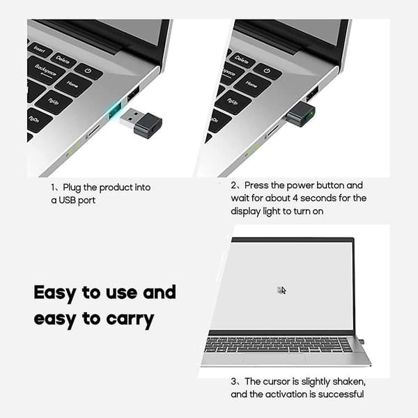 USB Muse Jiggler USB Muse Bevæger Simulerer Automatisk Musebevægelse